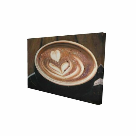 BEGIN HOME DECOR 12 x 18 in. Artistic Cappuccino-Print on Canvas 2080-1218-GA117